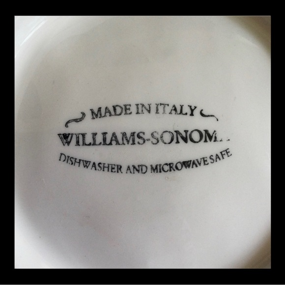 Williams Sonoma Hand Painted Pumpkin Serving Bowl/Dish | Made In Italy - Picture 5 of 5